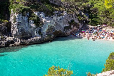 Macarelleta beach, Menorca, İspanya