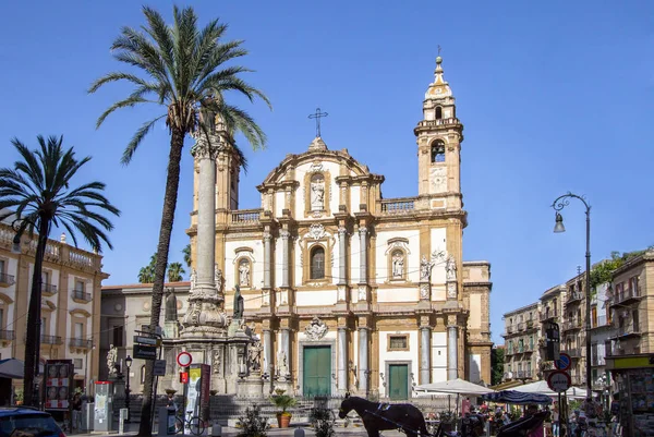 Igreja de San Domenico, Palermo, Itália — Fotografia de Stock