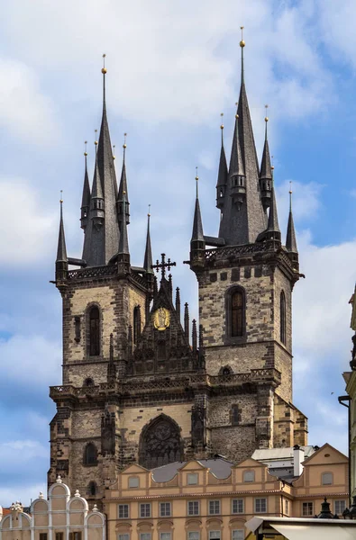 Chiesa di Tyn a Praga — Foto Stock
