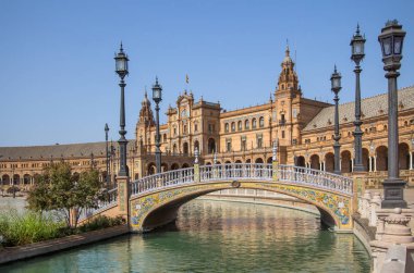Plaza de Espana Köprüleri, Sevilla, İspanya