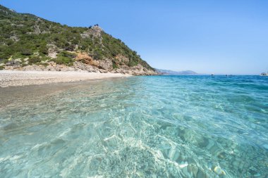 Sardinya, İtalya 'da ünlü Spiaggia del Principe