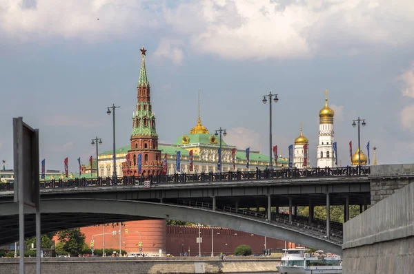 Vista do moscow kremlin, Rússia — Fotografia de Stock