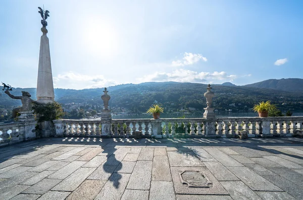 Tuin van Palazzo Borromeo op Isola Bella, Italië — Stockfoto