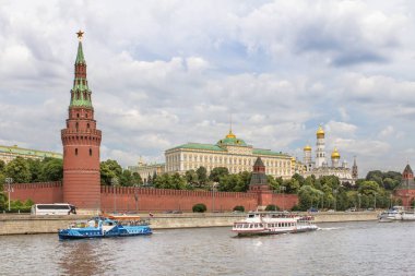 Moskova Kremlin Duvarı Panoraması, Rusya