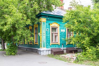 Renkli eski tatar evde Kazan, Rusya Federasyonu