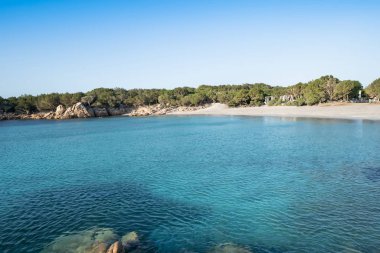 Sardunya, İtalya 'da ünlü Spiaggia Capriccioli