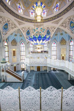 Rusya 'nın Kazan kentindeki Kul Şerif Camii' nin içi