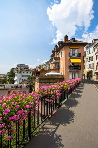 Oude stad Montreux, Zwitserland — Stockfoto