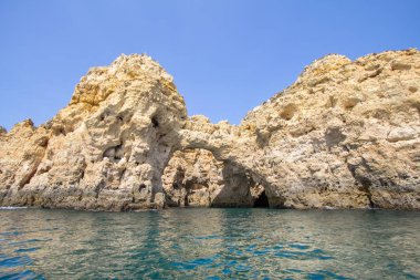 Ponta da Piedade, Algavre, Portekiz 'deki kayalıklar
