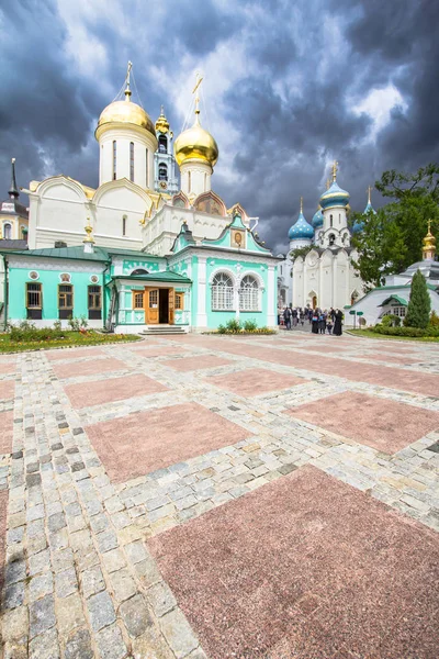 Iglesia Nikon en Trinity Sergius Lavra, Moscú, Rusia —  Fotos de Stock