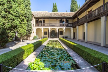 Casa del Chapiz in Granada, Spain clipart