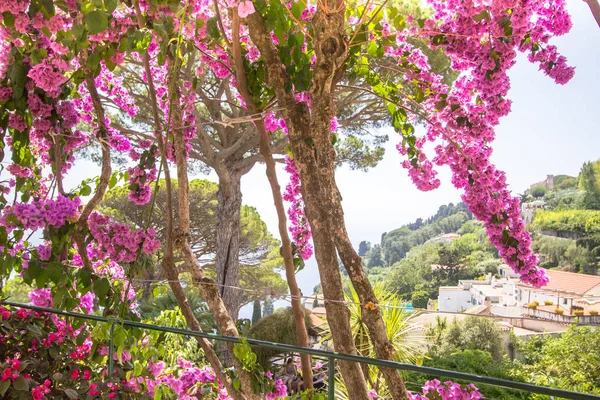 Jardín de la villa Rufolo, Costa Amalfitana, Ravello, Italia — Foto de Stock