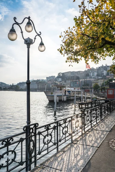 Lago di Lugano, Svizzera — Foto Stock