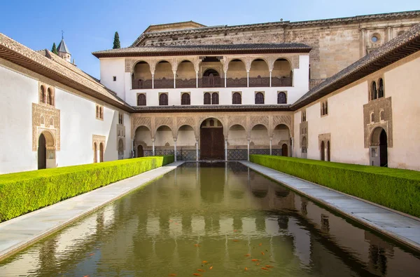 Patio de Alhambra, Granada, Hiszpania — Zdjęcie stockowe