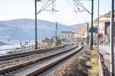 Ruedesheim, Almanya 'da demiryolları
