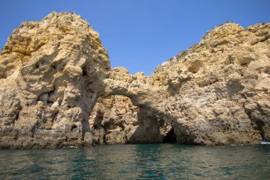 Ponta da Piedade, Algavre, Portekiz 'deki kayalıklar