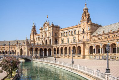 Plaza de Espana, Seville, İspanya