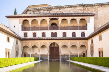 Alhambra Camares Patio, Granada, İspanya