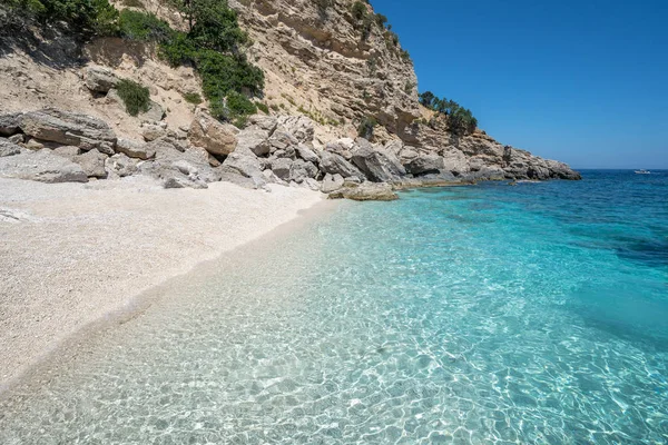 Plaża Cala Gabbiani, Sardynia, Włochy — Zdjęcie stockowe