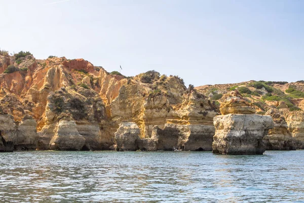 Kliffen in Ponta da Piedade, Algavre, Portugal — Stockfoto