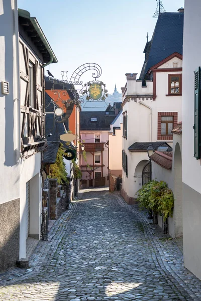 Starej architektury Rüdesheim, Niemcy — Zdjęcie stockowe