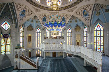 Kazan 'daki Kul Şerif Camii' nin içi