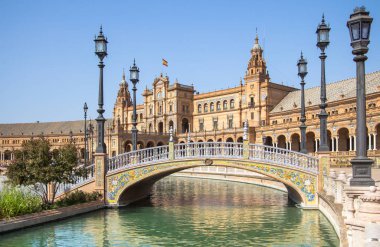 Plaza de Espana Köprüleri, Sevilla, İspanya