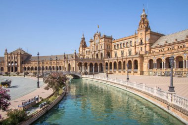 Plaza de Espana, Seville, İspanya