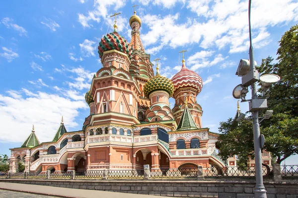 Basilikumkirche auf dem Roten Platz, Moskau — Stockfoto