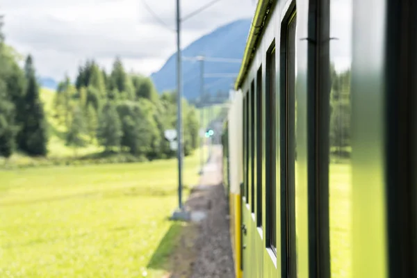 Historic steam train in Davos, Switzerland — Stock Photo, Image