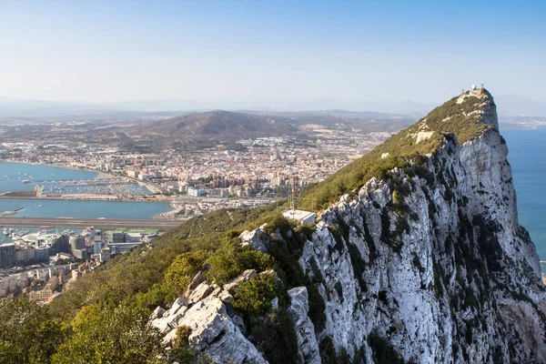 Felsen von Gibraltar, iberische Halbinsel, Großbritannien — Stockfoto