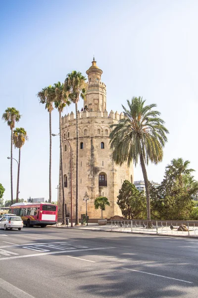 Torre del Oro em Sevilha, Espanha — Fotografia de Stock