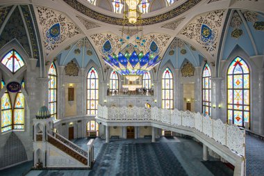Kazan 'daki Kul Şerif Camii' nin içi