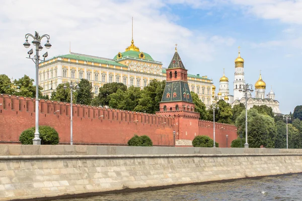 Moscow kremlin muur panorama — Stockfoto
