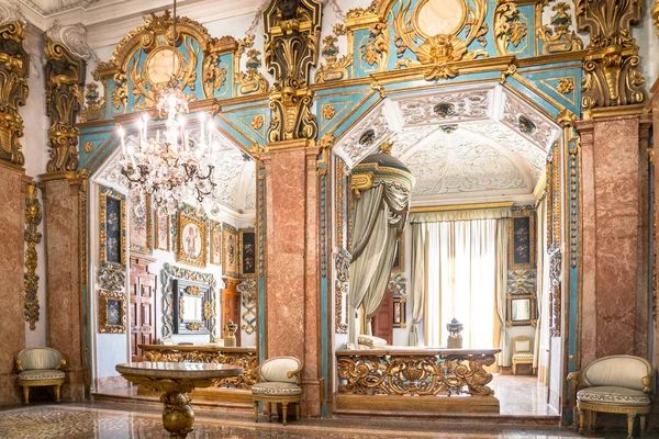 Palazzo Borromeo 'nun İçi, Lago Maggiore, Stresa, İtalya — Stok fotoğraf