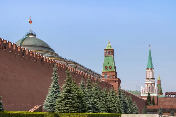 モスクワのクレムリンの壁のパノラマ — ストック写真