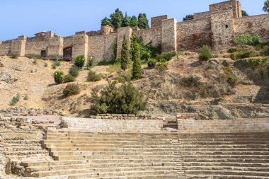 Anfiteatro de Malaga, Endülüs, İspanya 