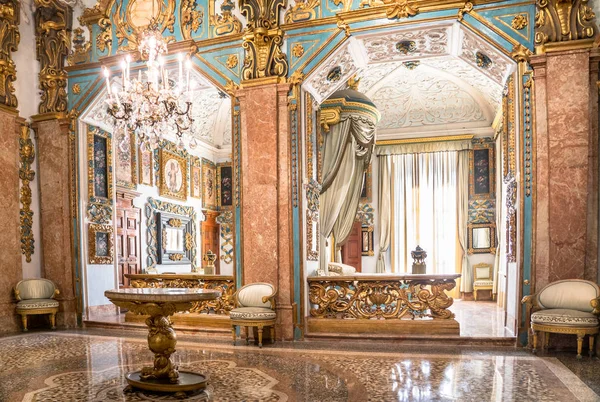 Palazzo Borromeo 'nun İçi, Lago Maggiore, Stresa, İtalya — Stok fotoğraf