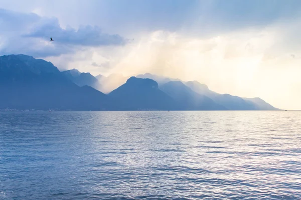 Genebra panorama lago, Suíça — Fotografia de Stock
