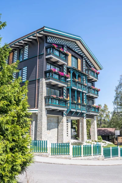 Exterior of Austrian hotel — Stock Photo, Image