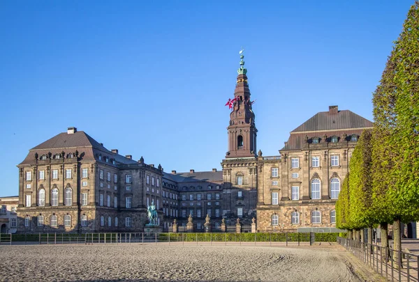 Pałac Christiansborg w Kopenhadze, Dania — Zdjęcie stockowe