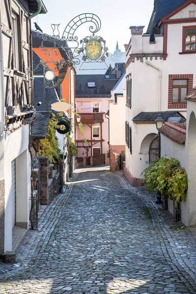 Alte Architektur von Rüdesheim, Deutschland — Stockfoto