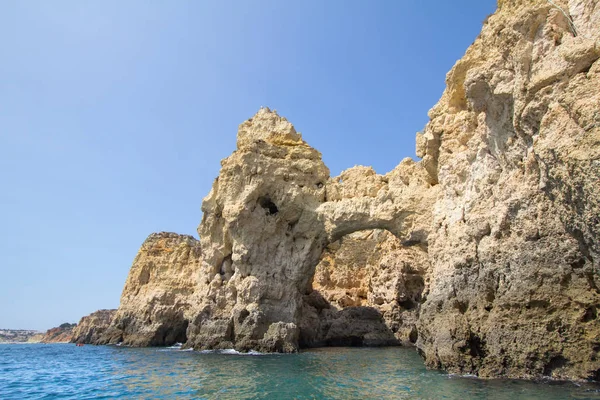 Útesy v Ponta da Piedade, Algavre, Portugalsko — Stock fotografie