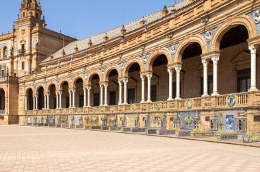 Plaza de Espana, Seville, İspanya