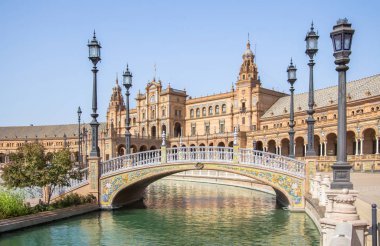 Plaza de Espana Köprüleri, Sevilla, İspanya