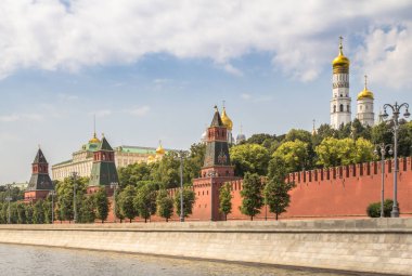 Moskova Kremlin Duvarı Panoraması, Rusya