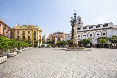 Plaza del Triunfo, Sevilla, İspanya 
