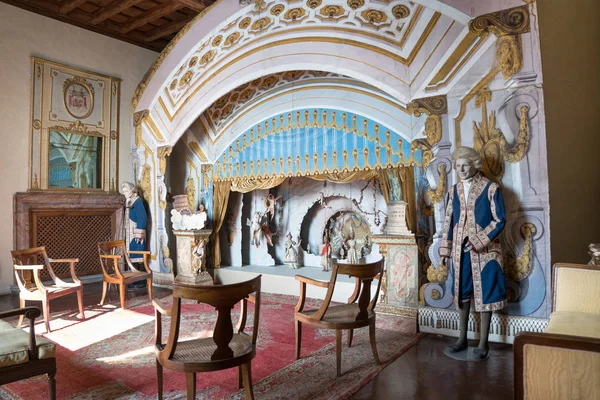 Intérieurs du palais Borromée sur l'île de Madre, Italie — Photo