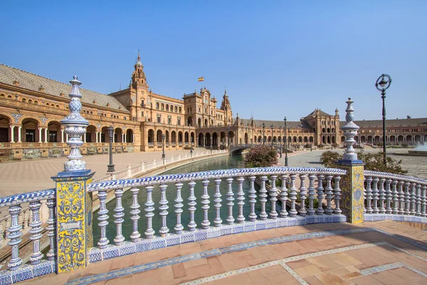 Puentes de Plaza de España, Sevilla, España — Foto de Stock