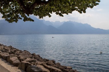 Cenevre Gölü Panoraması, İsviçre